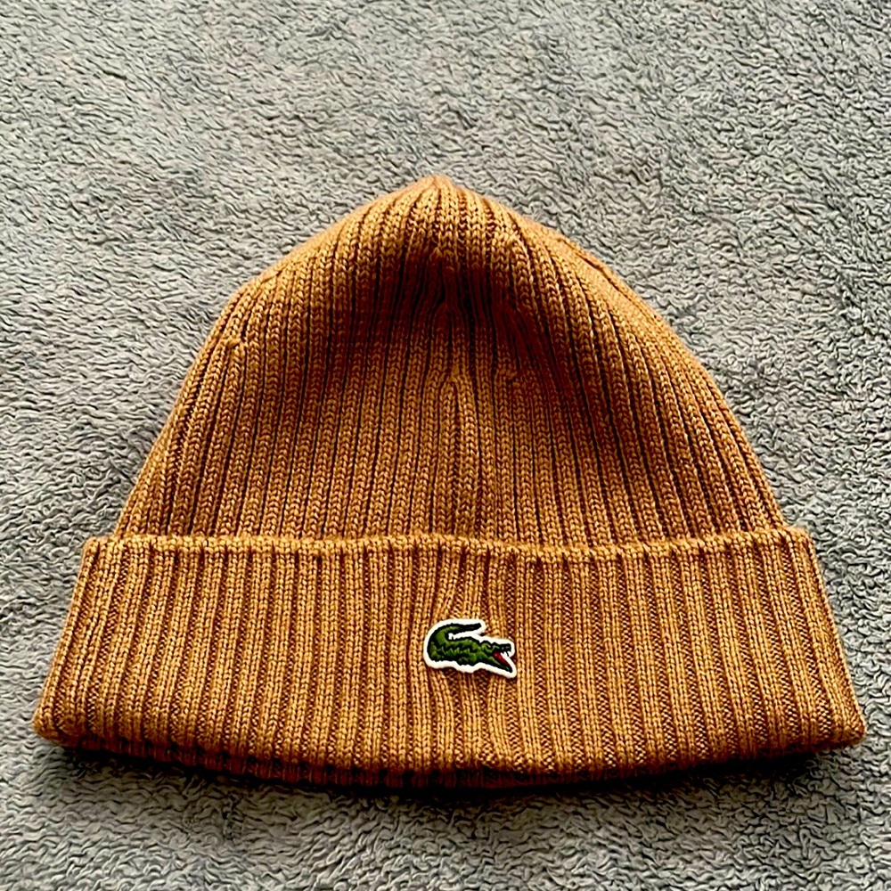Lacoste small logo beanie